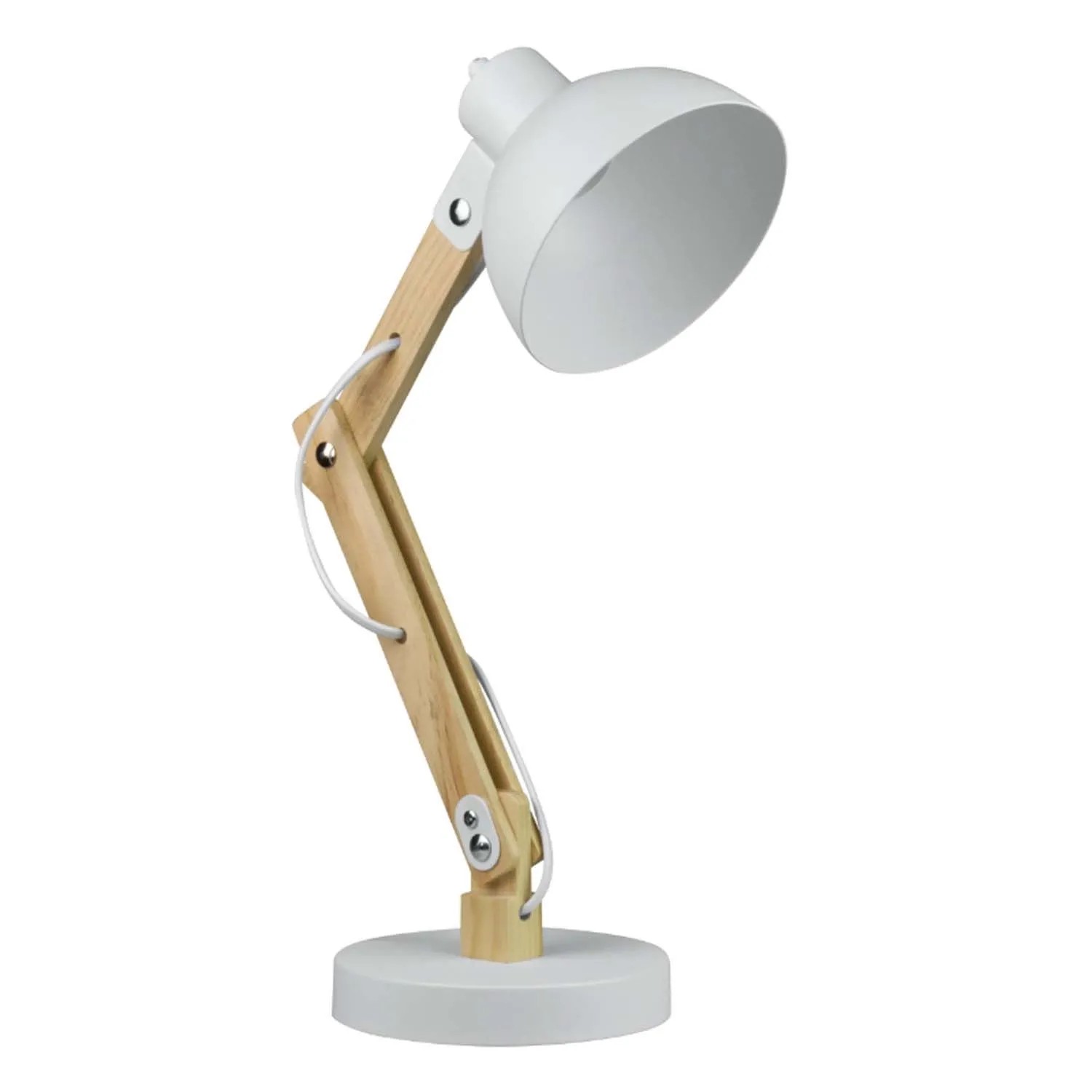 DPM Lampka biurkowa składana 1xE27 40W biała