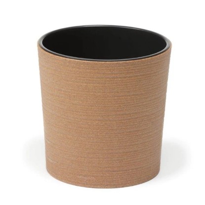 Donica Malwa dłuto naturalne drewno - 30 cm