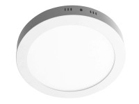 Goldlux Oprawa natynkowa LED RIGEL R220 18W 4000K 1800lm śr. 22 cm biała