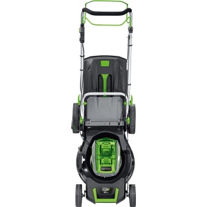 Akumulatorowa kosiarka LUX 40V z 2 akumulatorami, szerokość koszenia 46 cm, z napędem do dużych ogrodów.