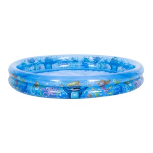 Zestaw basen + piłka + koło nadmuchiwane WODNY ŚWIAT - śr. 95 cm, wys. 66 cm