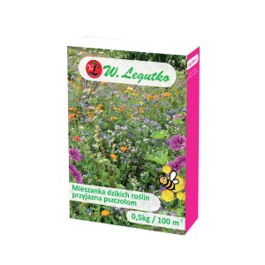 Opakowanie nasion kwiatów t.b.t.: Kolorowa mieszanka kwiatów polnych, przyjazna dla pszczół.