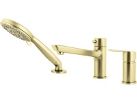 Deante Bateria wannowa Cejlo złoto szczotkowane 3-otworowa