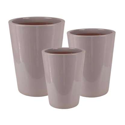 Donice Aria grafitowe komplet 3 szt.