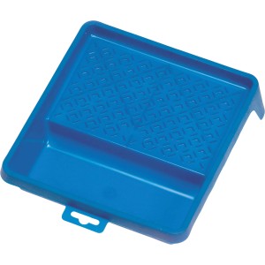 Niebieska kuweta malarska LUX 20x20 cm z kratką do wałków.