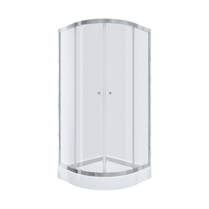 Kabina prysznicowa Proxima 90 chrom z brodzikiem