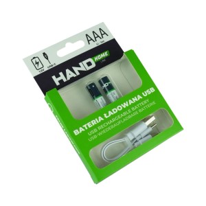 HandHome Bateria ładowana USB-C 2xAAA 750mWh