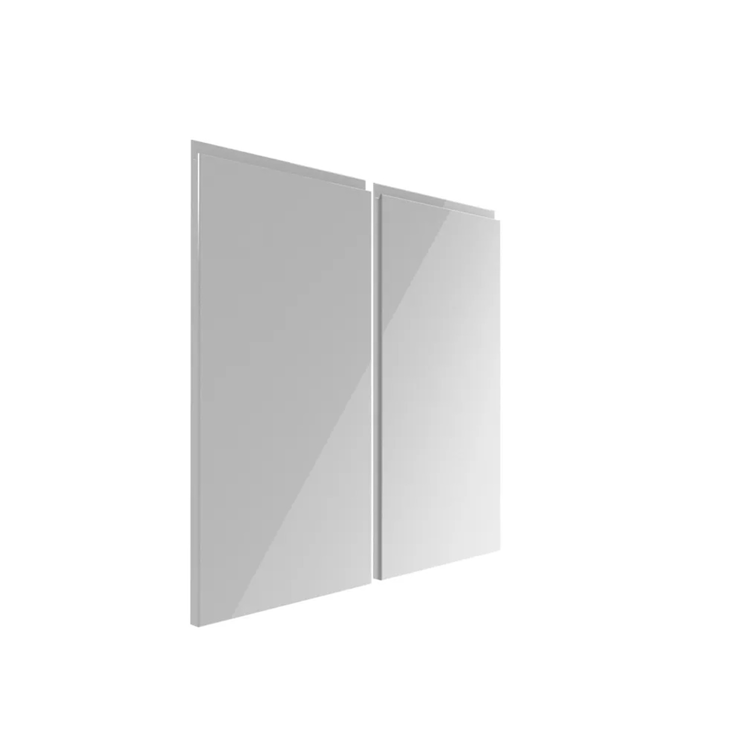Front Verona do szafki narożnej korpus 90 cm grey metal