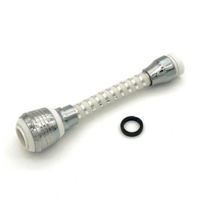 Dysza mieszająca t.b.t., elastyczna, chromowana z pierścieniem uszczelniającym.