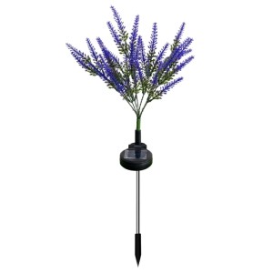 Eko-Light Lampka solarna LAWENDA 0,3W 3000K 5lm IP65 wys. 63cm fioletowa