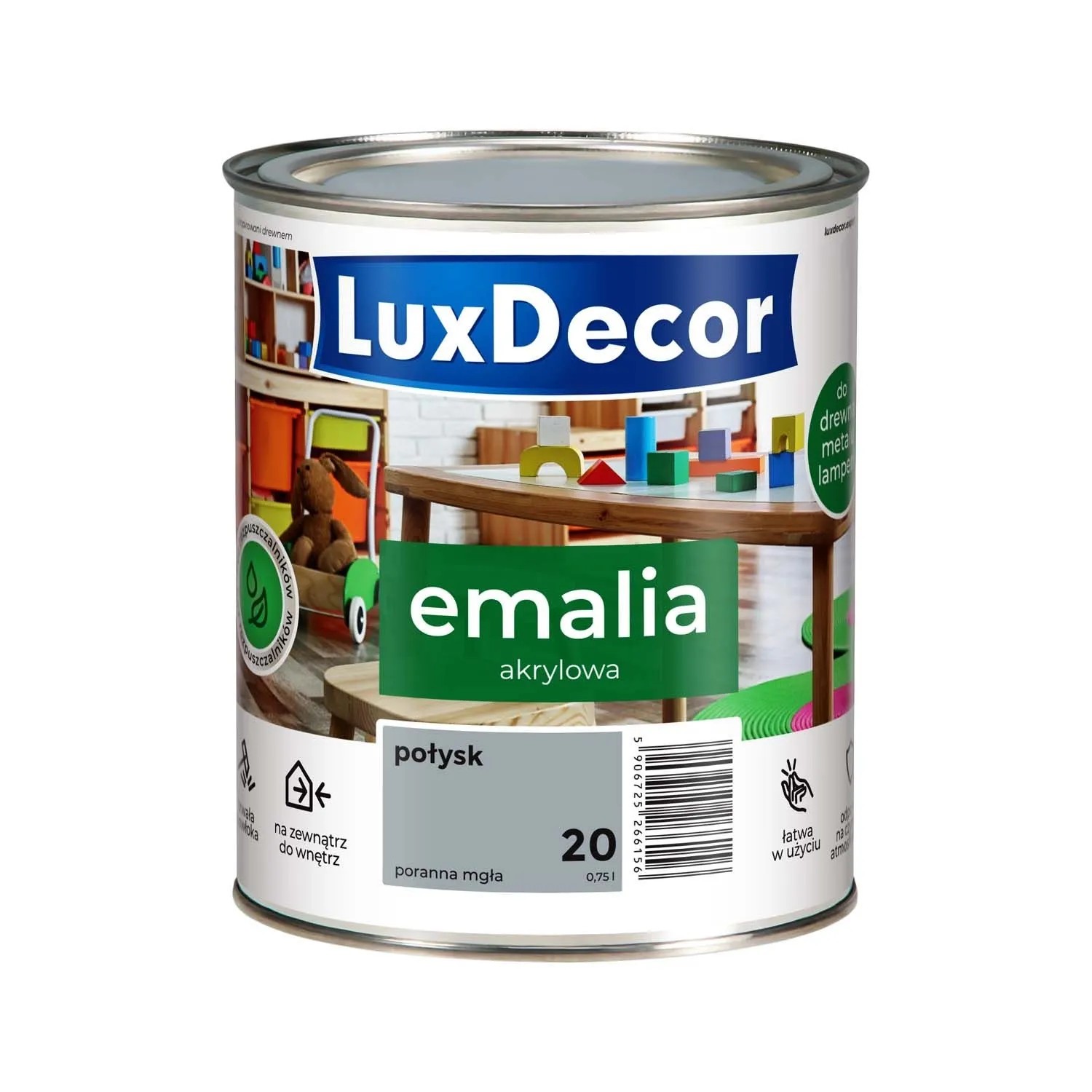 Luxdecor Emalia akrylowa Poranna Mgła połysk 0,75l