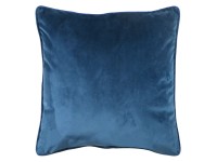 Poduszka VELVET 45 x 45 cm wsad PES granatowa