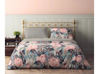 Pościel bawełniana FLOVERY 160 x 200 cm róże