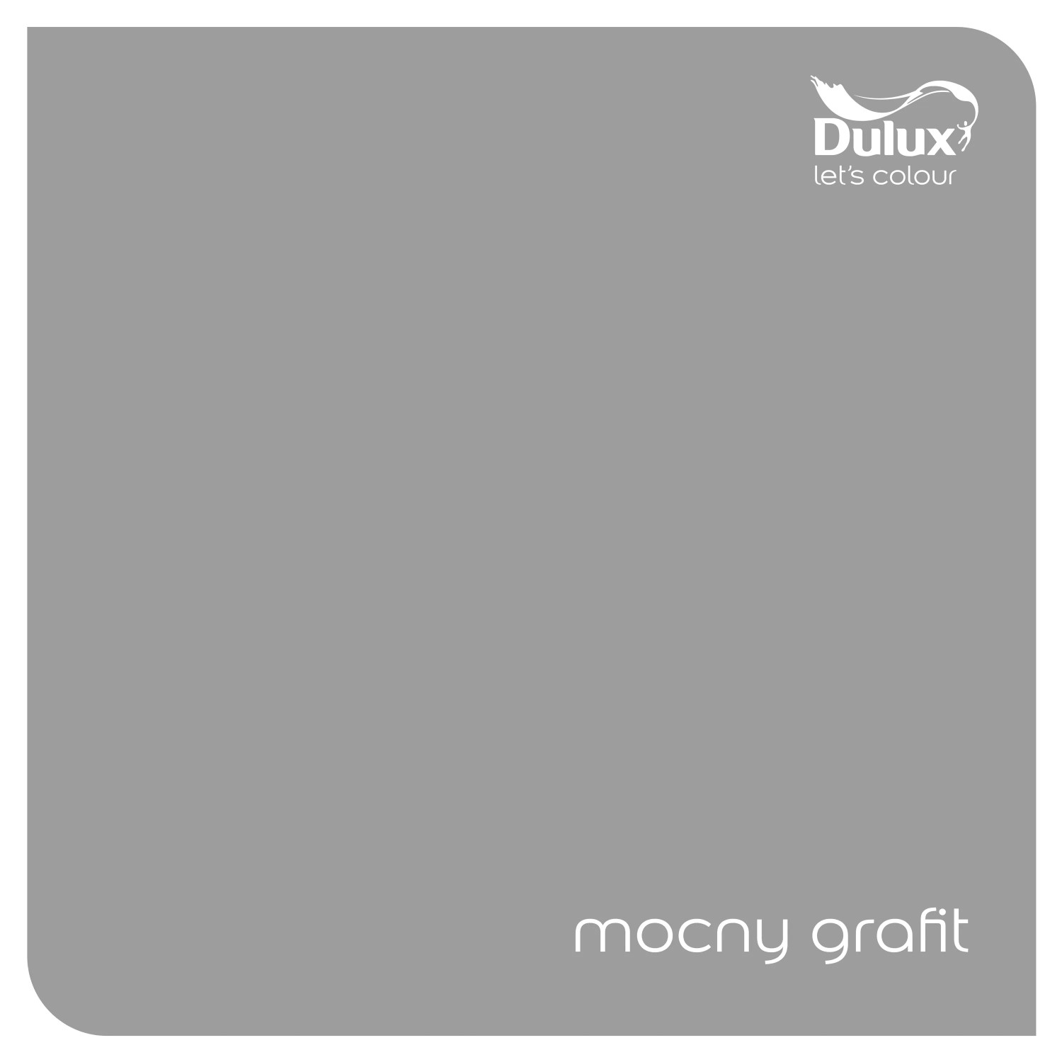 Próbka koloru farby do łazienek t.b.t. w mocnym grafitowym odcieniu.