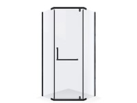 Durasan Kabina prysznicowa Diamond Black 90 czarna