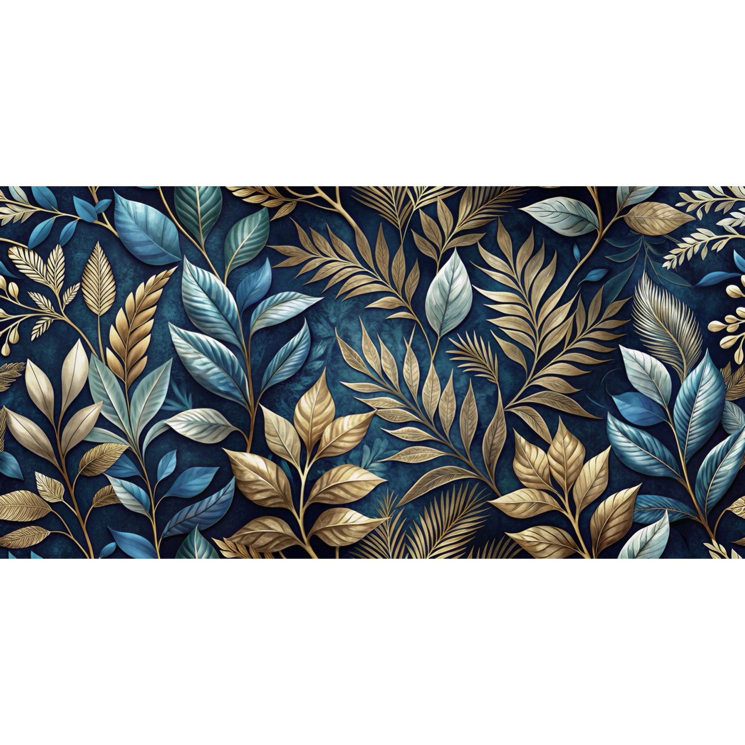 Dekor Foglie oro 60 x 120 cm