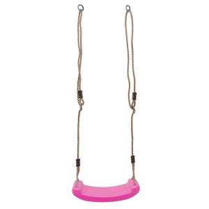 4IQ Siedzisko huśtawki regulowane jasno różowe 9 x 42 x 17 cm