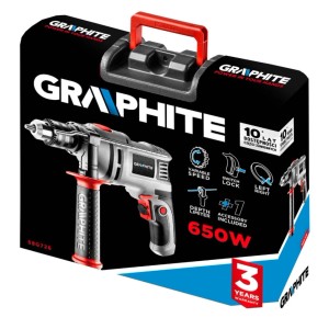 GRAPHITE Wiertarka udarowa 58G726 650W