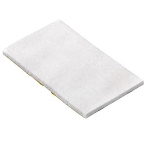 Białe podkładki meblowe do ochrony podłóg i mebli.