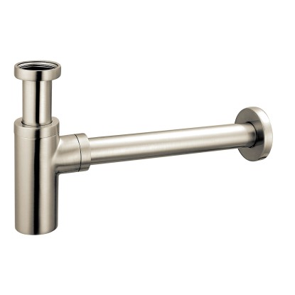 Ferro Syfon umywalkowy ROTONDO G 1 1/4, szczotkowany nikiel.