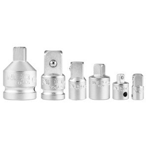 NEO TOOLS Zestaw adapterów do kluczy nasadowych - 6 cz.