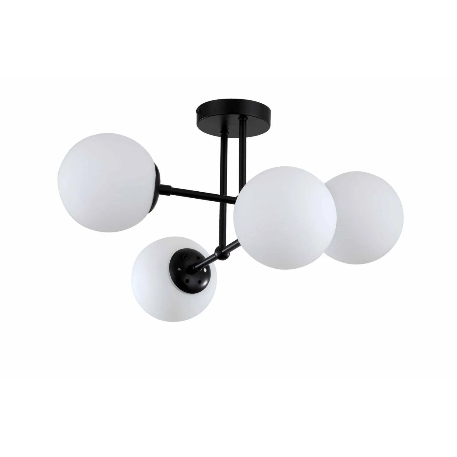 Light Prestige Lampa ROMA 4 czarna 4xE14