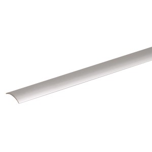 Srebrny profil wyrównujący podłogę z aluminium, 1,6x30x900 mm, do przejść między podłogami.