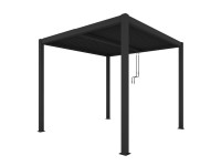 Pergola ogrodowa LUXE antracyt - 3 x 3 m