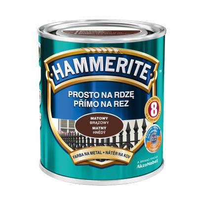 Hammerite Emalia antykorozyjna brązowa matowa 700 ml