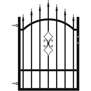 Furtka Prato czarny mat Lewa 90x140 cm