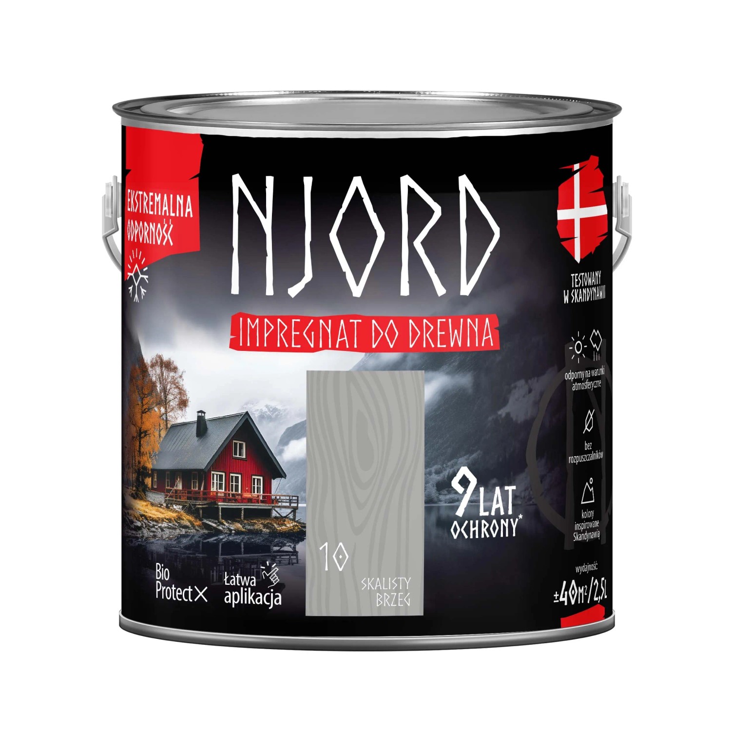 LuxDecor Njord Impregnat do drewna skalisty brzeg 2,5 l