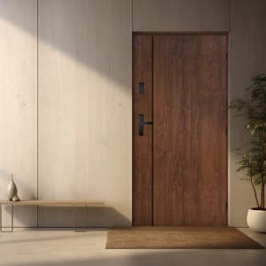 Pantor Drzwi zewnętrzne akustyczne SANTANDER orzech 80P