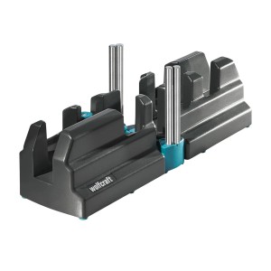 Skrzynka uciosowa Wolfcraft do precyzyjnych cięć, akcesoria do montażu podłóg.