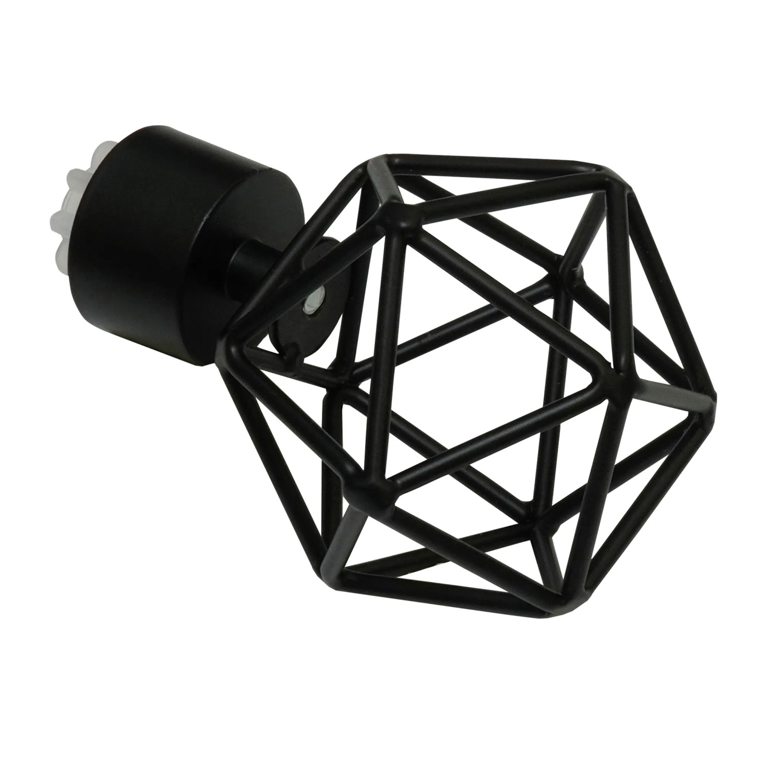 Gardinia Zakończenie CAGE 25mm 2 szt. czarne