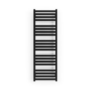 Czarny grzejnik t.b.t. do łazienki i salonu.