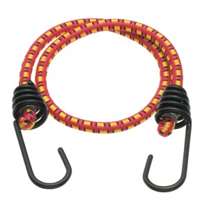 Ekspander gumowy 60 cm z metalowymi haczykami do podróży i transportu.