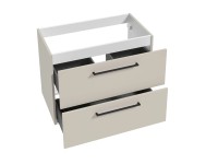 Defra Szafka Metro 80 pod umywalkę 2 szuflady kaszmir