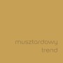 Musztardowa farba do ścian, modny kolor do wnętrz.