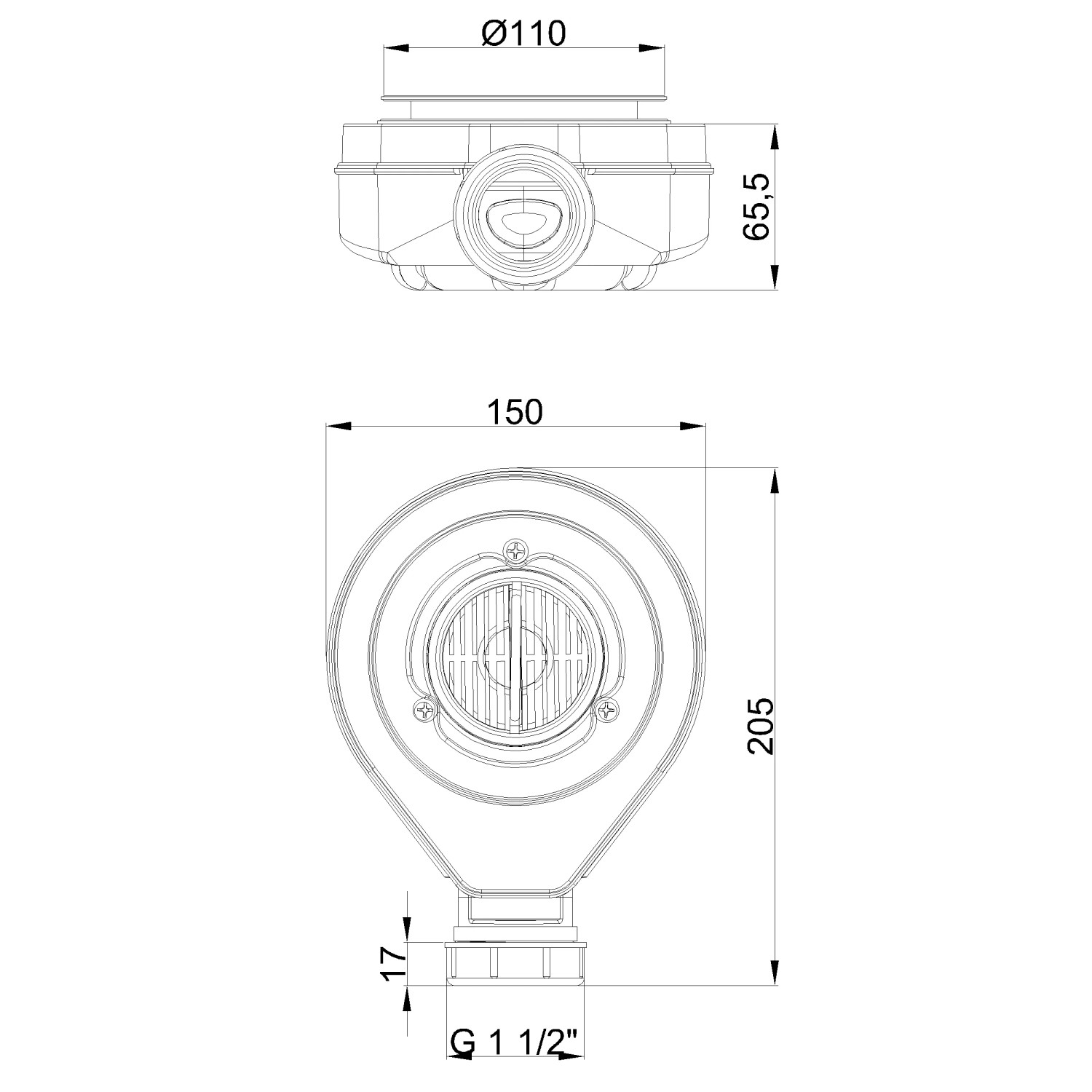 Invena Syfon brodzikowy Alvero Easy Clean_2