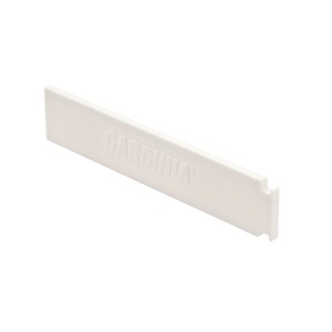 Końcówka Gardinia do szyny zasłonowej GE3 3-biegowej, 2 sztuki, biała.