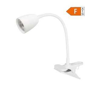 DPM Lampka biurkowa LED z klipsem 4W 4000K 320lm biała