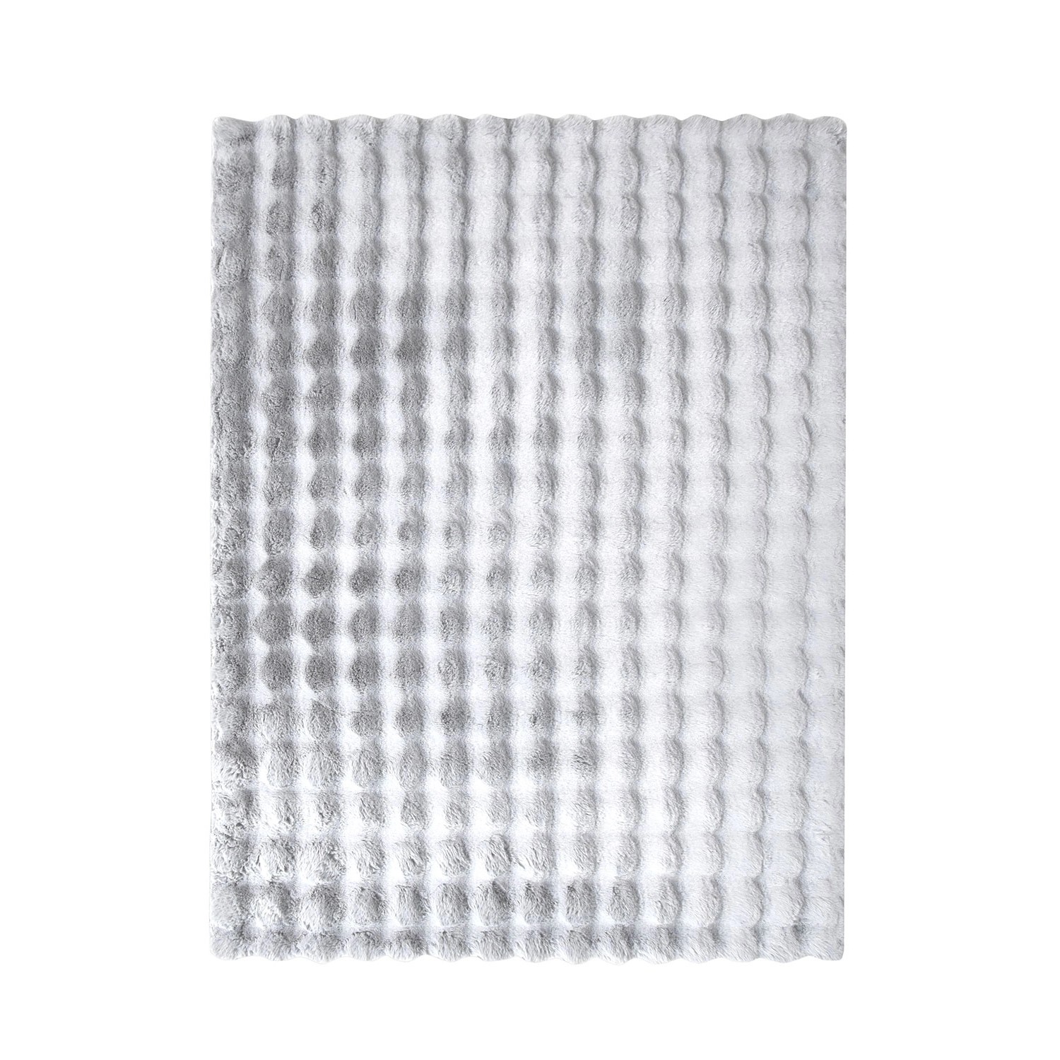 Dywan RABBIT BUBBLE srebrzysty 120 x 160 cm