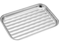 Jamestown Tacka grillowa ze stali nierdzewnej - 34,5 x 24,5 cm