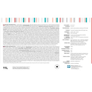 t.b.t. Biała farba do ścian, 11L