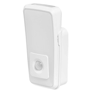 Biała lampka nocna LED Osram Lunetta Torch Sensor z czujnikiem ruchu. Lampka nocna do gniazdka.