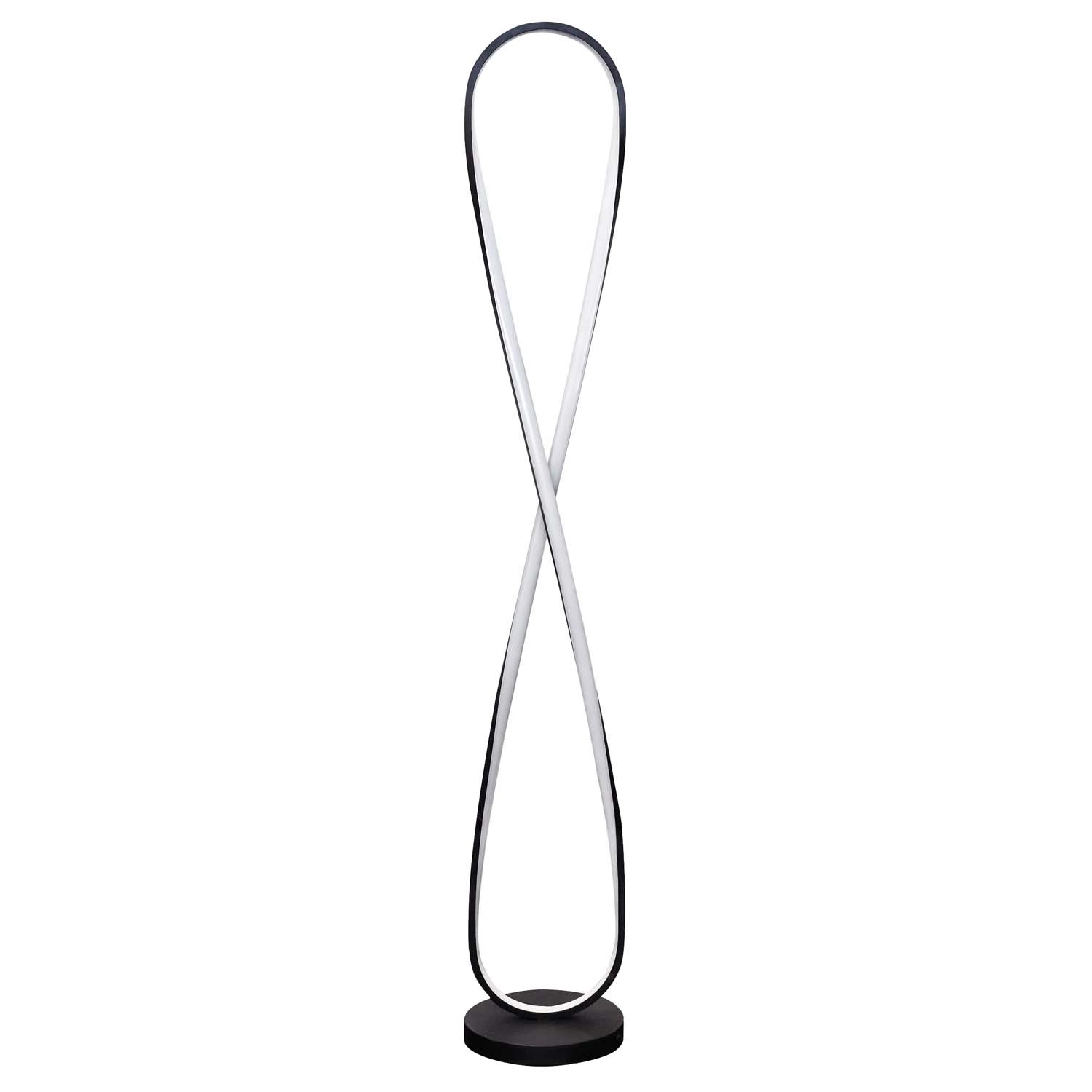 Goldlux Lampa podłogowa LED INFINITO 32W 4000K 3800lm czarna