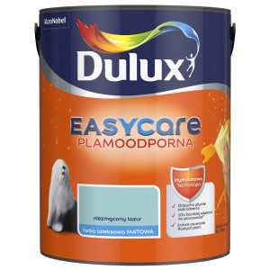Puszka farby Dulux EasyCare "t.b.t.", matowa, zmywalna farba do ścian wewnętrznych.
