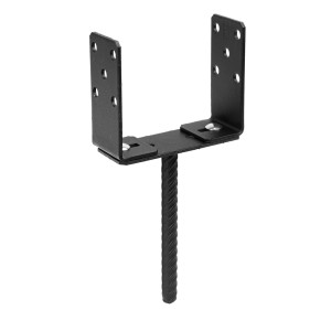 Wspornik słupka t.b.t. do betonowania, akcesoria do płotów i ogrodów.