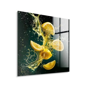 STYLER Obraz Glasspic LEMONS GL511 30 x 30 cm