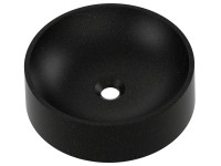 Axis Umywalka MAUN 40 nablatowa granitowa czarno złota